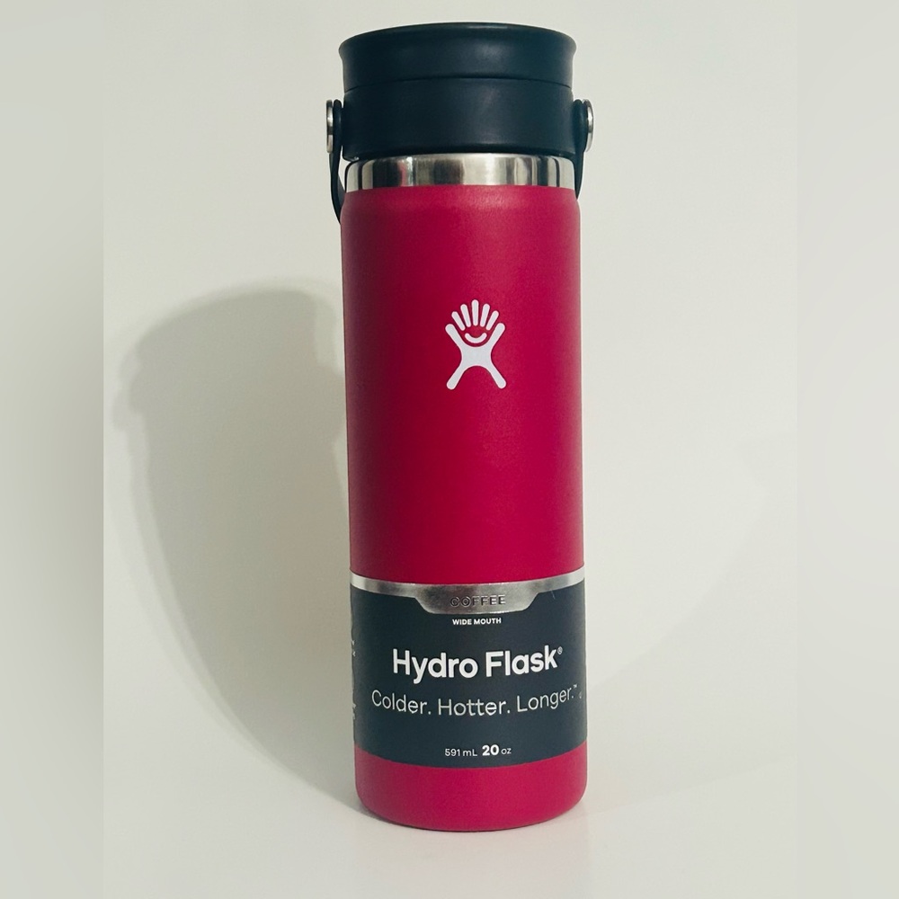 Hydro Flask Wide Mouth Coffee Flex Sip Lid Thermos Tumbler Snapper Bottle 20 oz